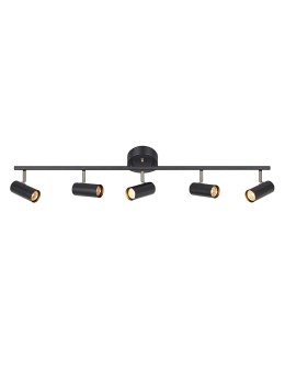 Markslojd Barcelona Black Ceiling strip 5xGU10 107351