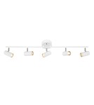 Spotlight ceiling lamps - Markslojd Barcelona White Ceiling strip 5xGU10 107352 - product 1
