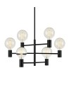 Markslojd CAPITAL 6L Black 107281 Black Pendant.