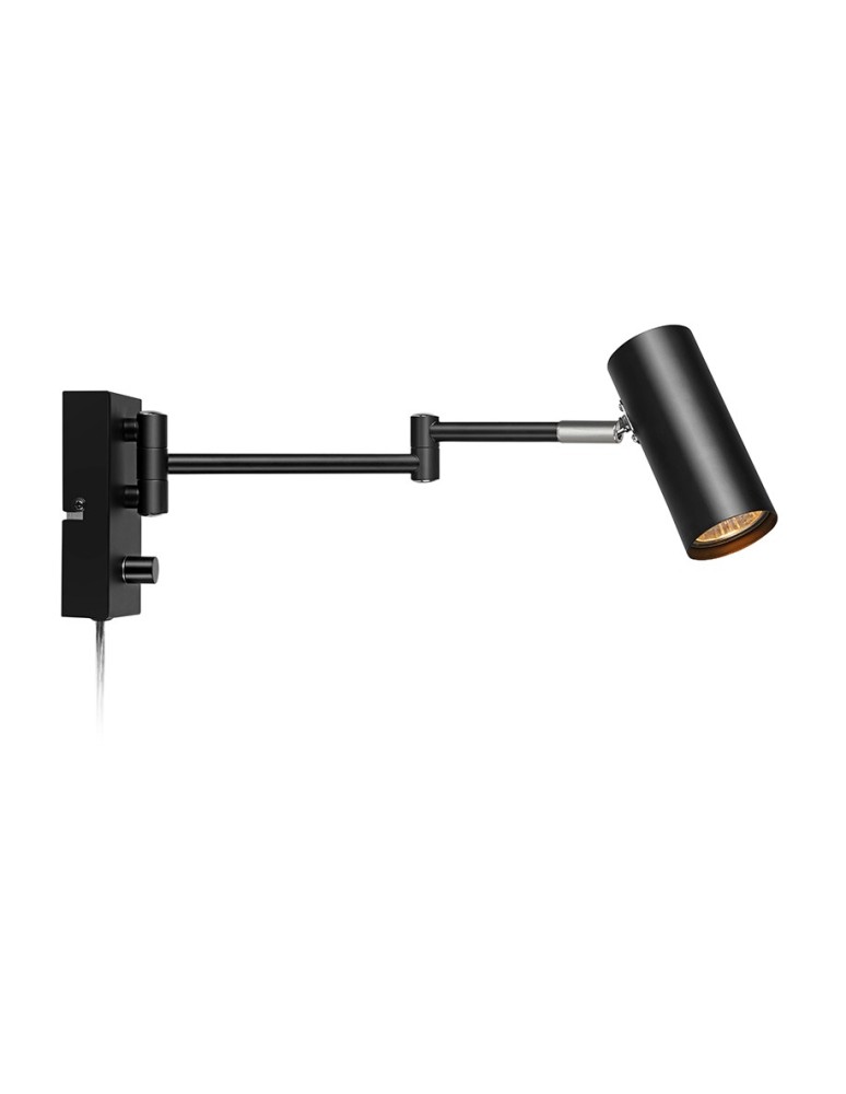 Scandinavian style wall lamps - Markslojd TORINO Wall 1L Black 107539 wall lamp. - product kolory-swiatla.pl 1