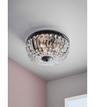 Ceiling lamps with crystals - Markslojd VASA 3L 3xE14 Black 107587 plafond - product 2