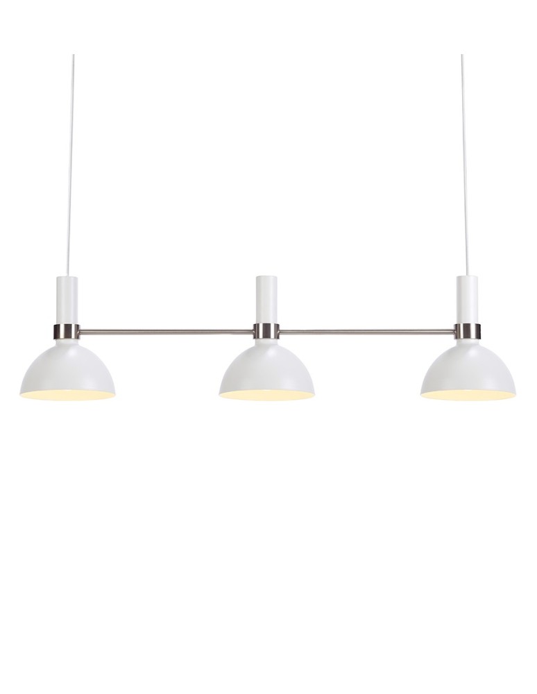 Triple pendant lamps - Markslojd LARRY 3L 3xE27 White 107500 Pendant - product kolory-swiatla.pl 1