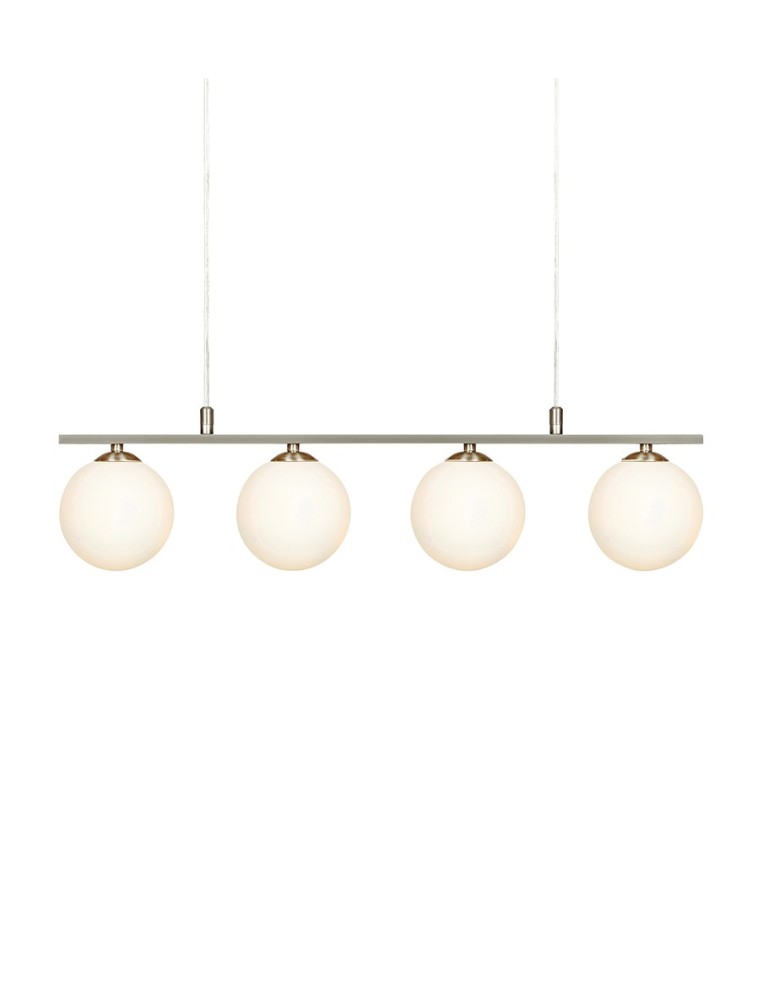 Pendant lamps - Markslojd QUATTRO 4L 4xG9 Steel 107573 Pendant - product kolory-swiatla.pl 1