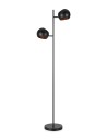 Markslojd EDGAR Floor Lamp 2L Black 107741