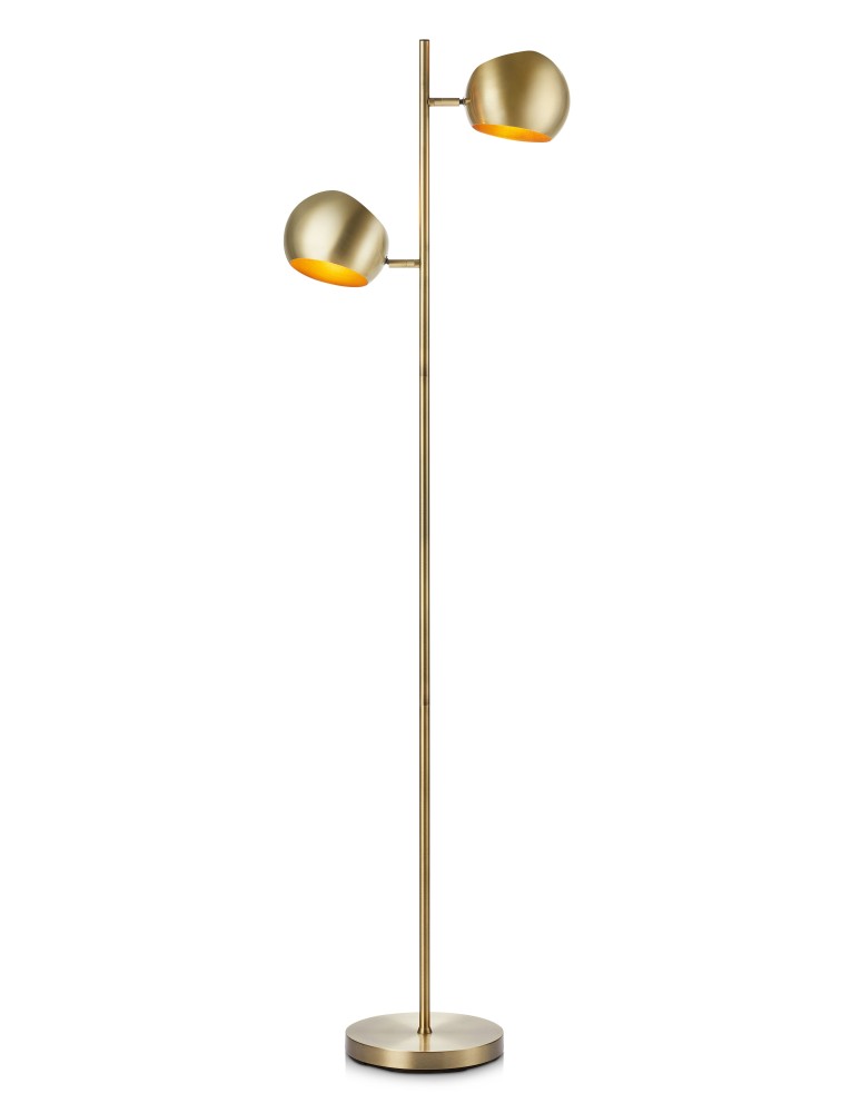 Adjustable floor lamps - Markslojd EDGAR Floor 2L Antique 107742 - product kolory-swiatla.pl 1
