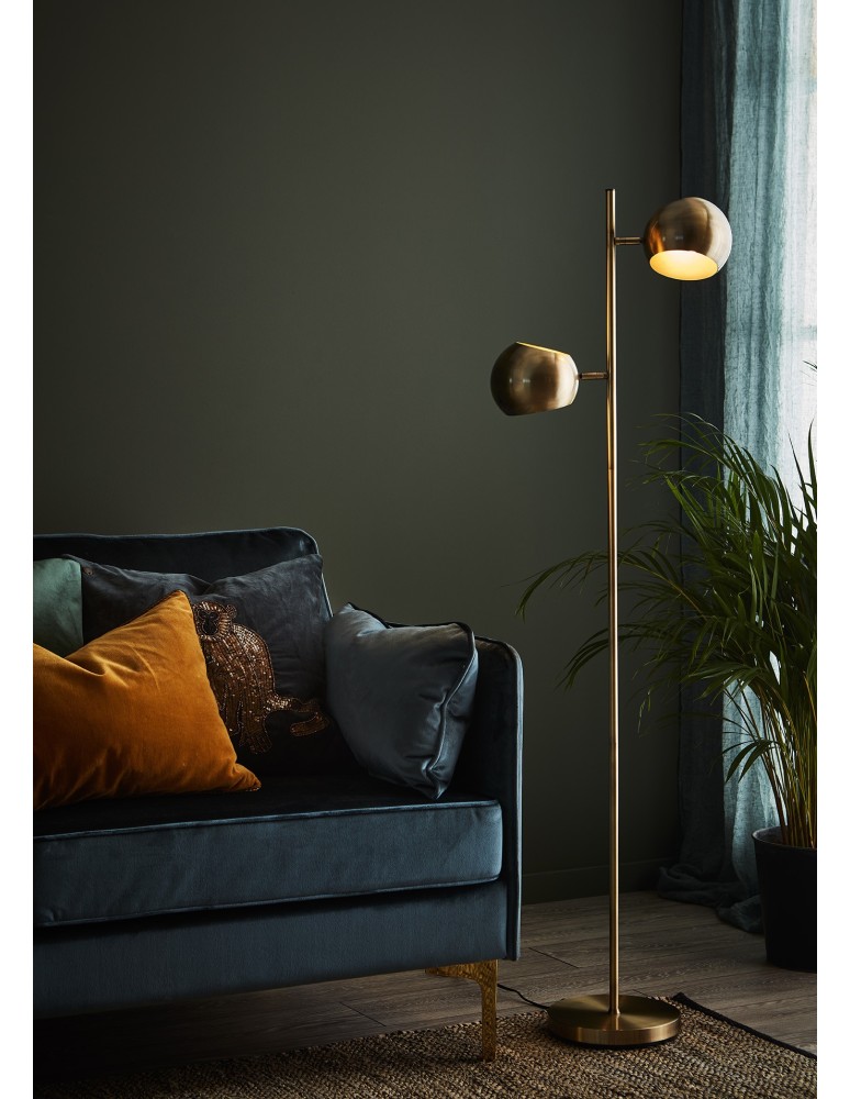 Adjustable floor lamps - Markslojd EDGAR Floor 2L Antique 107742 - product kolory-swiatla.pl 2