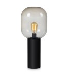 Scandinavian style table lamps - Markslojd BROOKLYN Table 1L 56cm Black/Smoke 107479 - product 1