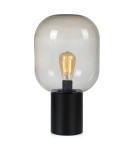 Scandinavian style table lamps - Markslojd BROOKLYN Table 1L 44cm Black/Smoked 107481 - product 1