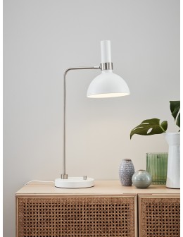 Markslojd LARRY Stołowa 1L Biały/Stal 107502 - produkt 2