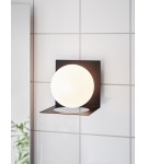 Bathroom wall lamps - Markslojd ZENIT Wall lamp 1L IP44 Black/White 107495 - product 3