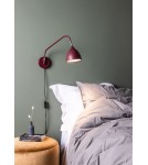 Scandinavian style wall lamps - Markslojd VALENCIA Wall lamp 1L Burgundy 107584 - product 2