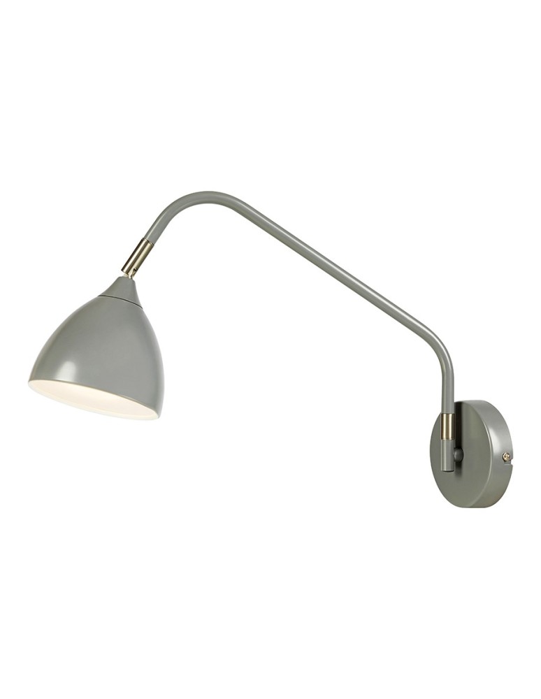 Scandinavian style wall lamps - Markslojd VALENCIA Wall lamp 1L Gray 107585 - product kolory-swiatla.pl 1