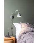 Scandinavian style wall lamps - Markslojd VALENCIA Wall lamp 1L Gray 107585 - product 2