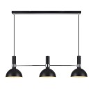 Triple pendant lamps - Markslojd LARRY 3L 3xE27 Black Pendant 106855 - product 1