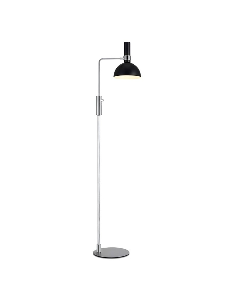 Broken floor lamps - Markslojd LARRY Floor 1L Black 106857 - product kolory-swiatla.pl 1