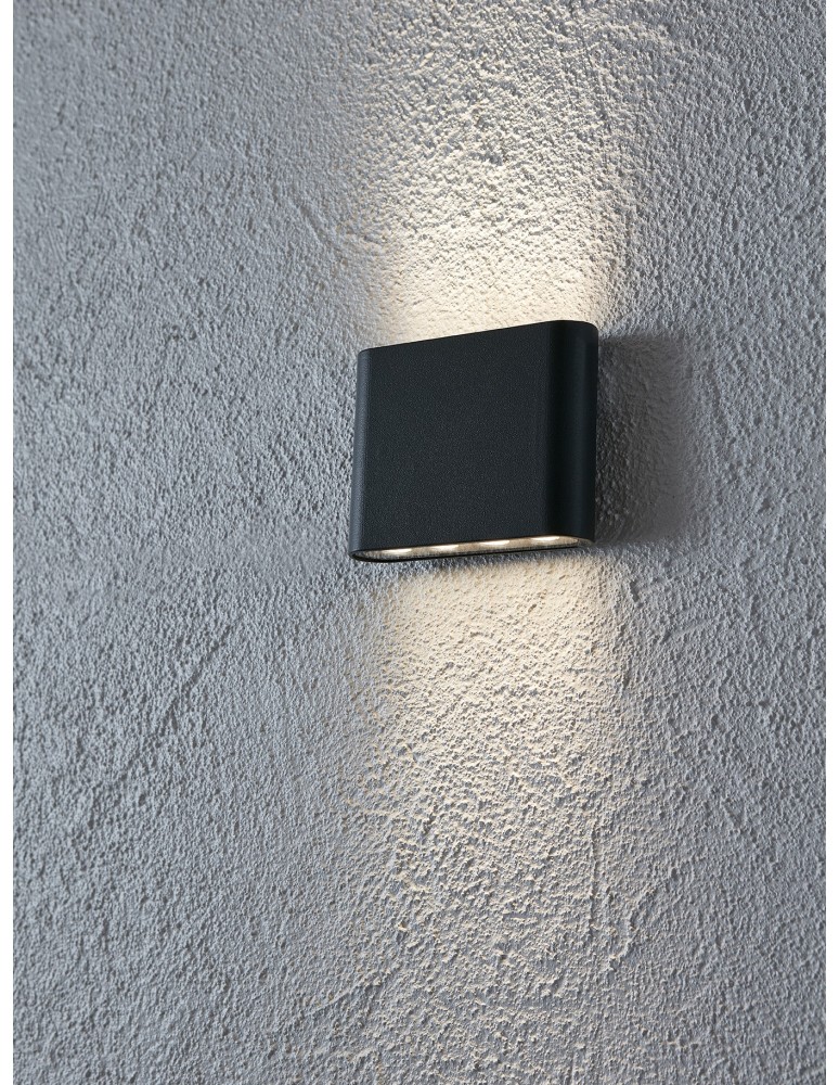 Outdoor wall lamps - Markslojd ARION Wall lamp Dark Grey 106522 - product kolory-swiatla.pl 2