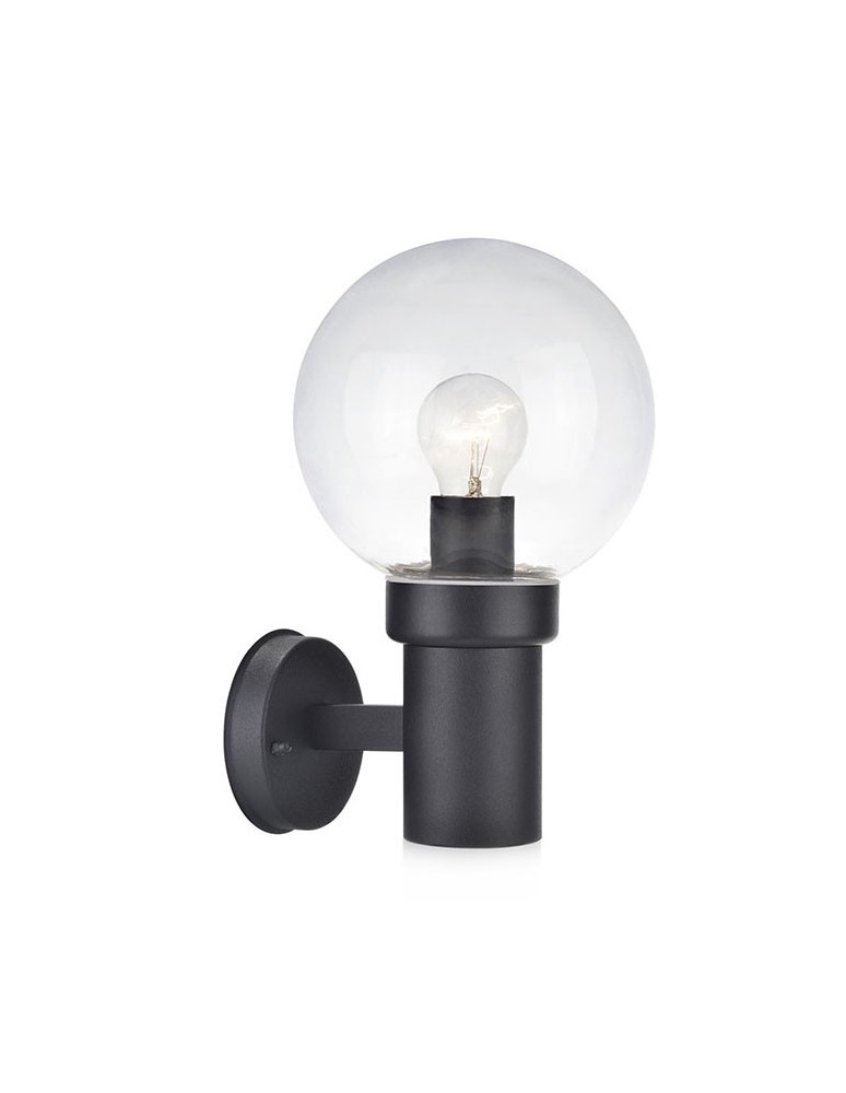 Outdoor wall lamps - Markslojd CARIS Wall lamp 1L Black 106922 - product kolory-swiatla.pl 1