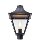 Shades for outdoor lamps - Markslojd DANDY Structure/Top Shade Black/Translucent. 107120 - product 1