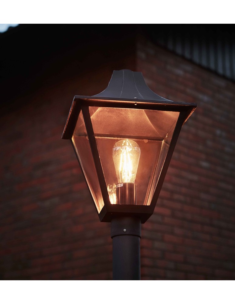 Shades for outdoor lamps - Markslojd DANDY Structure/Top Shade Black/Translucent. 107120 - product kolory-swiatla.pl 2