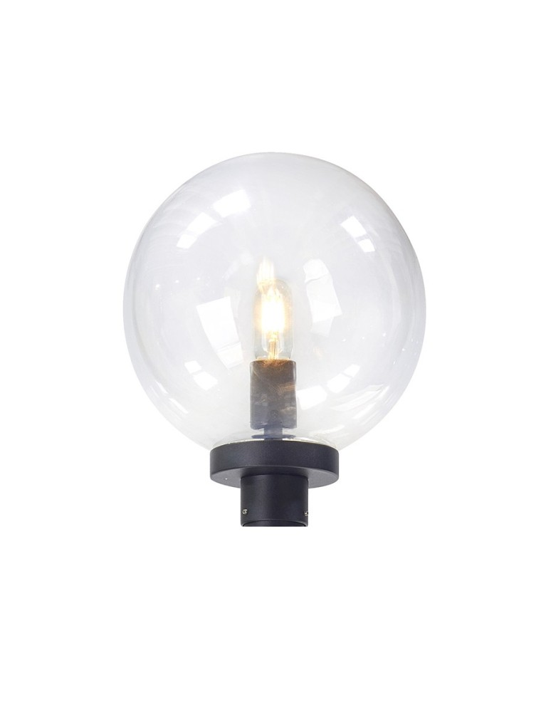 Shades for outdoor lamps - Markslojd SPHERE Structure/Top Shade Black/Translucent. 107119 - product kolory-swiatla.pl 1