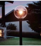 Shades for outdoor lamps - Markslojd SPHERE Structure/Top Shade Black/Translucent. 107119 - product 2