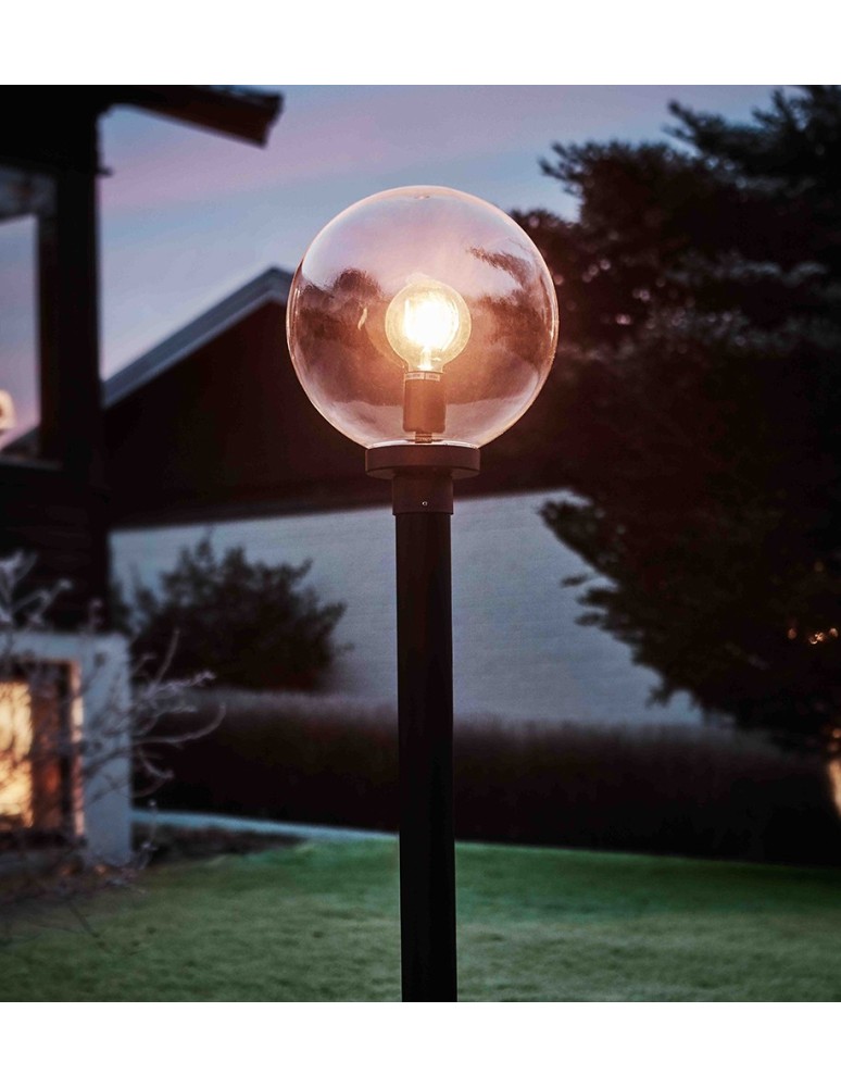 Shades for outdoor lamps - Markslojd SPHERE Structure/Top Shade Black/Translucent. 107119 - product kolory-swiatla.pl 2