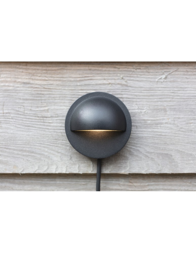 Markslojd GARDEN24 lamps - Markslojd GARDEN 24 Wall lamp 0.8W Black 107288 - product kolory-swiatla.pl 2