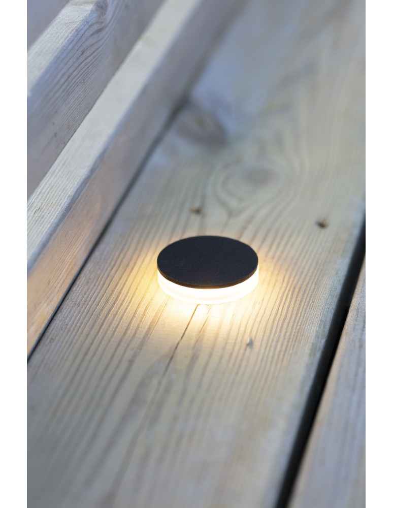 Overhead and ground lights - Markslojd GARDEN 24 45mm 3W Recessed Inlet Black 106934 - product kolory-swiatla.pl 2