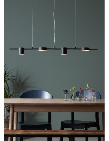 Markslojd ROW Pendant 4L Black 107746 - product 2