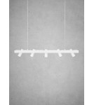 Pendant lamps on a strip - Markslojd TORINO Pendant 5L White 107783 - product 2