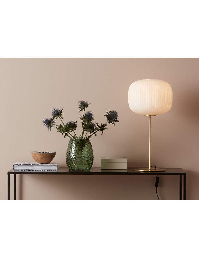 Scandinavian style table lamps - Markslojd SOBER Table 1L Brass/White 107819 - product kolory-swiatla.pl 2