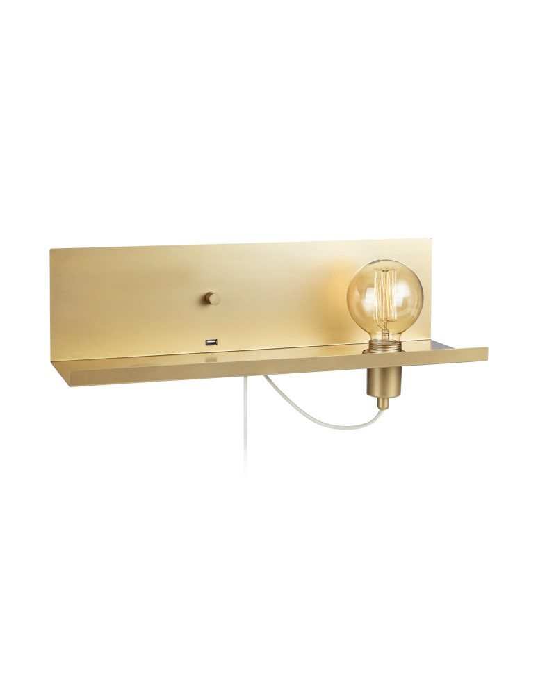 Scandinavian style wall lamps - Markslojd MULTI Wall lamp 1L Gold 107791 - product kolory-swiatla.pl 1