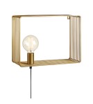 Scandinavian style wall lamps - Markslojd SHELF Wall lamp 1L Gold 107815 - product 1
