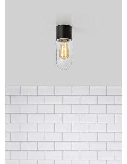Markslojd ZEN Ceiling 1L Black/Transparent IP44 107796 - product 2