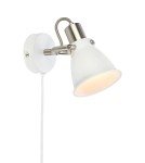 Scandinavian style wall lamps - Markslojd ALTON Wall lamp 1L White 107857 - product 1