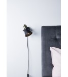 Scandinavian style wall lamps - Markslojd ALTON Wall lamp 1L Black 107856 - product 2