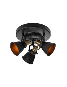 Markslojd ALTON Ceiling 3L Black 107854