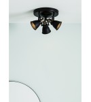 Loft ceiling lamps - industrial - Markslojd ALTON Ceiling 3L Black 107854 - product 2