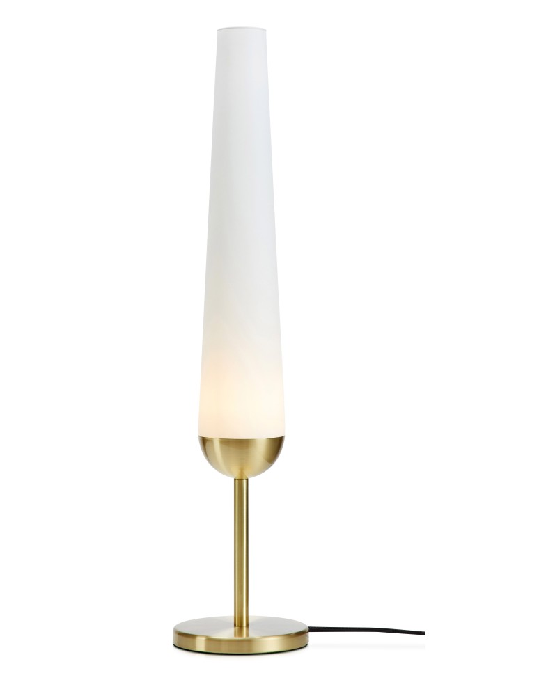 Nightlights - Markslojd BERN Table 1L Brushed Gold/White 107904 - product kolory-swiatla.pl 1