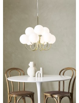 Markslojd BIANCO Wisząca 9L Złoty/Biały 107994 - produkt 2