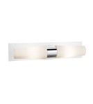 Bathroom wall lamps - Markslojd BRASTAD Wall lamp 2L White IP44 107615 - product 1