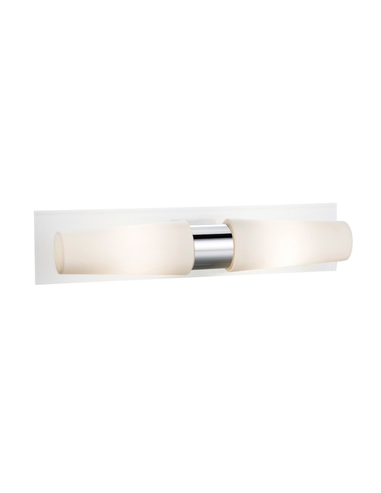 Bathroom wall lamps - Markslojd BRASTAD Wall lamp 2L White IP44 107615 - product kolory-swiatla.pl 1