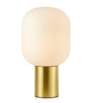 Nightlights - Markslojd BROOKLYN Table 1L 44cm Brushed Gold/White 107868 - product 1