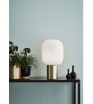 Nightlights - Markslojd BROOKLYN Table 1L 44cm Brushed Gold/White 107868 - product 2