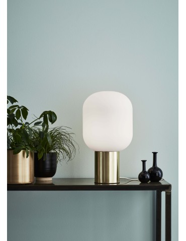 Markslojd BROOKLYN Stołowa 1L 44cm Złoty Szczotkowany/Biały 107868 - produkt 2