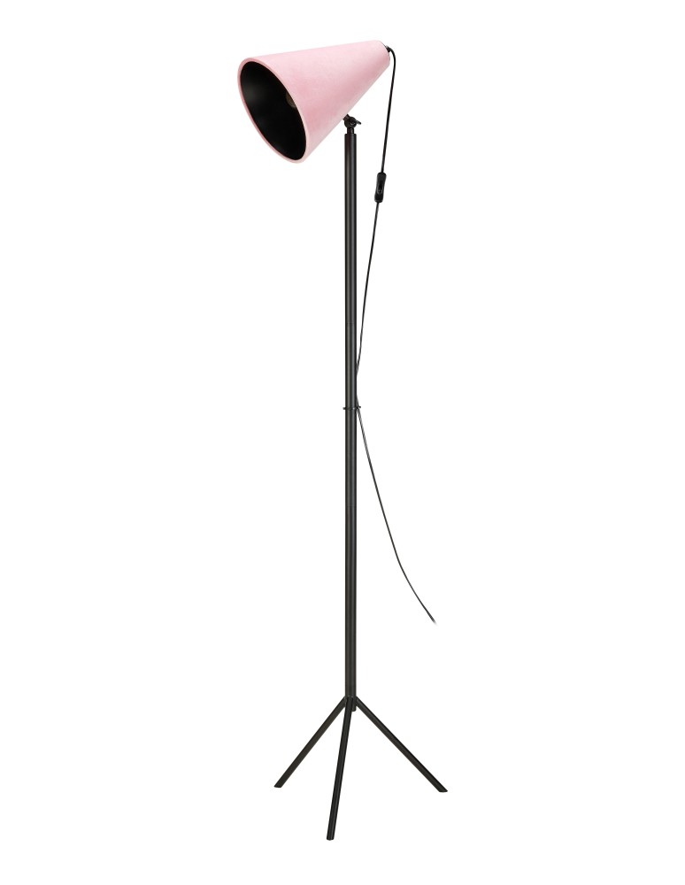 Floor lamps - Markslojd CILLA Floor 1L Black/Pink 107928 - product kolory-swiatla.pl 1