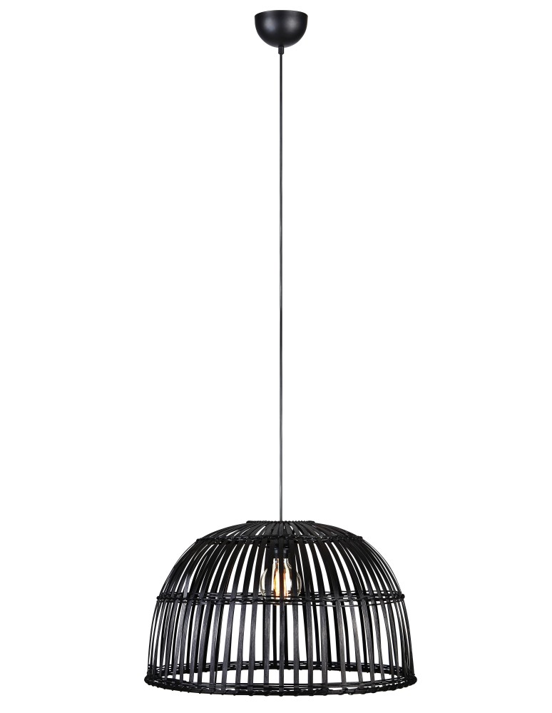 Pendant lamps - Markslojd COTTAGE Pendant 1L Black 107981 - product kolory-swiatla.pl 1