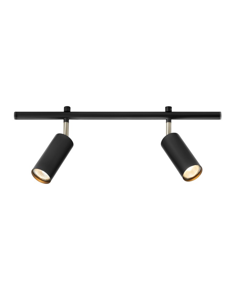 Configurable lighting systems - Markslojd EXPAND Spot 2L 50cm Gu10 Cylinder Black 107970 - product kolory-swiatla.pl 1