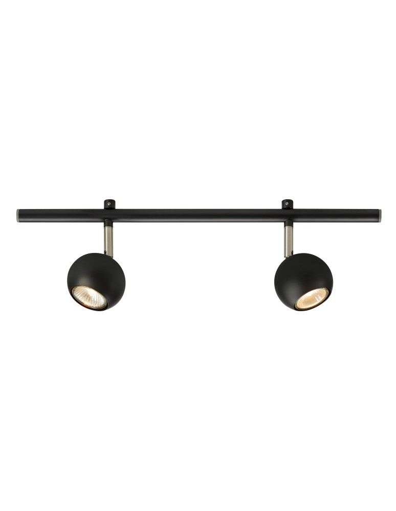 Configurable lighting systems - Markslojd EXPAND Spot 2L 50cm Gu10 Round Black 107971 - product kolory-swiatla.pl 1