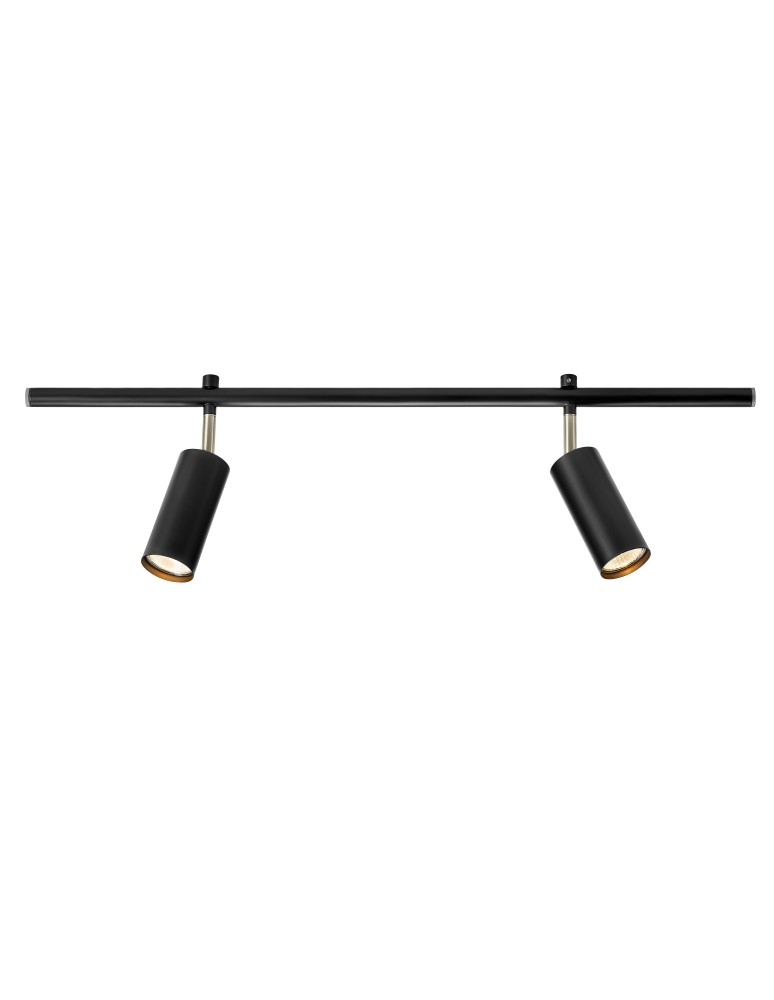 Configurable lighting systems - Markslojd EXPAND Spot 2L 70cm Gu10 Cylinder Black 107973 - product kolory-swiatla.pl 1